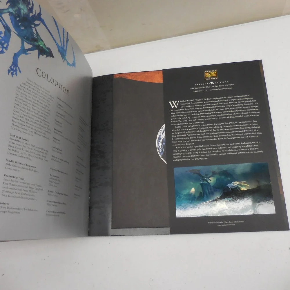 The Cinematic Art of World of Warcraft Wrath of‎ the Lich King Insight Editions